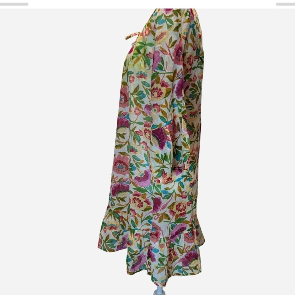 Vibrant Floral Mini Dress - Picture 4 of 15